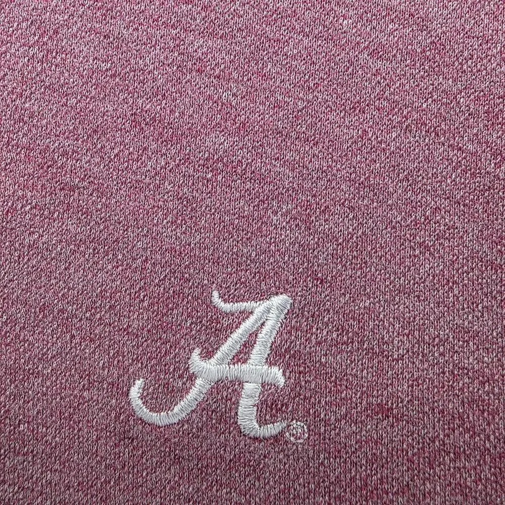 Johnnie-O Sweatshirt Mens 2XL Pink Pullover 1/4 Zip Mock Neck Embroidered